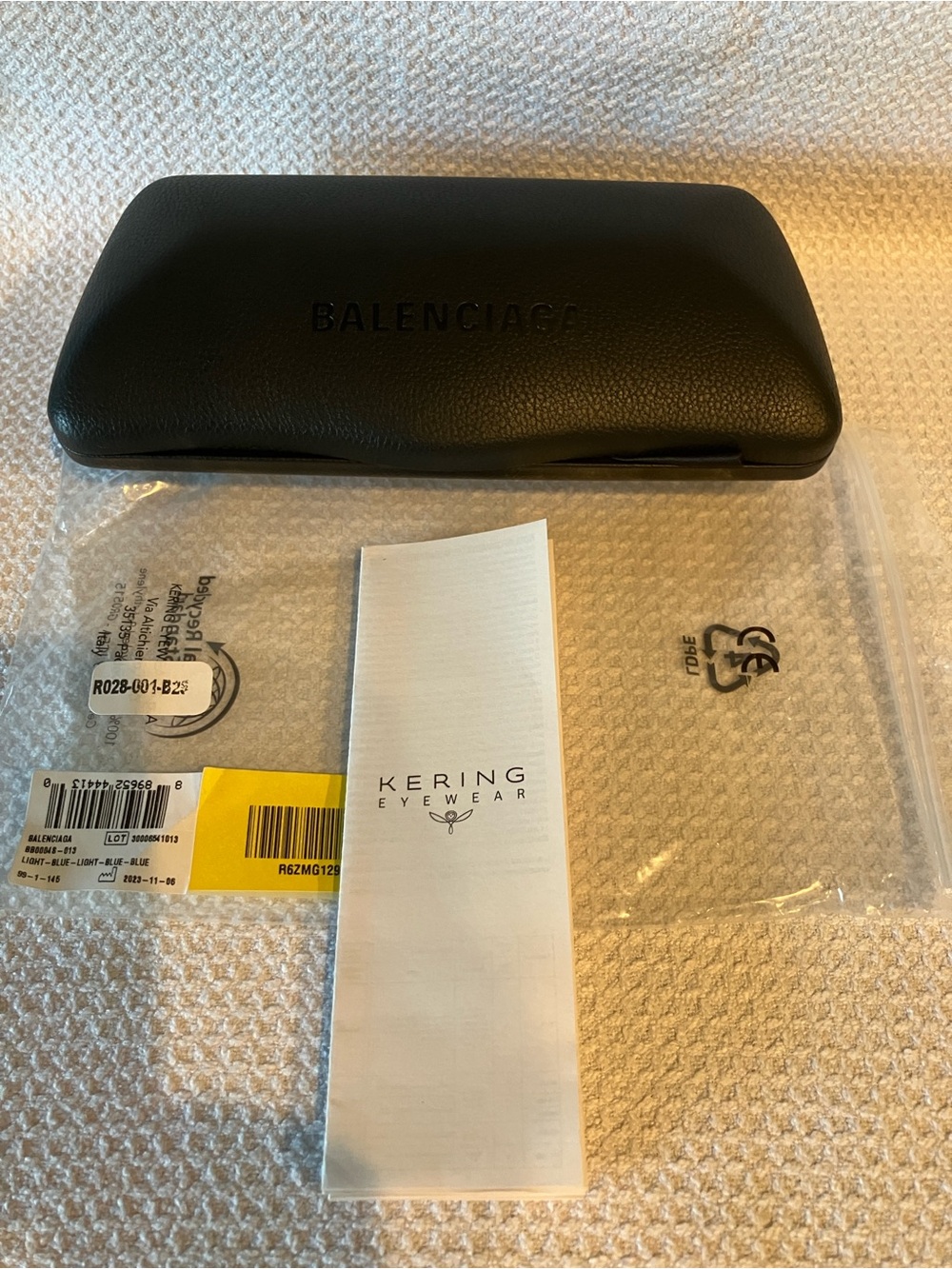 Balenciaga Black Men's Eyewear Case
